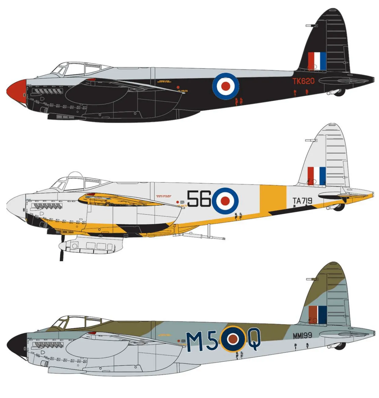 Airfix 1/72 de Havilland Mosquito B.XVI/B.35/TT/35