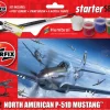 Airfix 1/72 North American P-51D Mustang Starter Set
