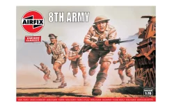 Airfix 1/76 WWII British 8th Army Figure Set