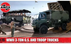 Airfix 1/76 WWII 3-Ton G.S. and Troop Trucks