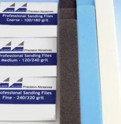 Albion Alloys Professional Sanding Files Medium 120/240 Grit
