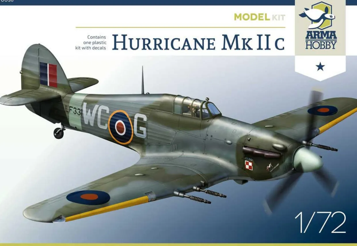 Arma Hobby 1/72 Hawker Hurricane Mk.IIc Model Kit