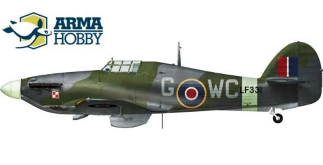 Arma Hobby 1/72 Hawker Hurricane Mk.IIc Model Kit