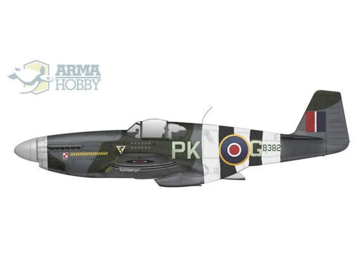 Arma Hobby 1/72 North American P-51C Mustang Mk.III RAF