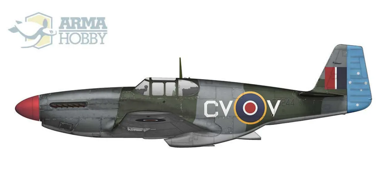 Arma Hobby 1/72 North American P-51B/C Mustang Expert Set Model Kit