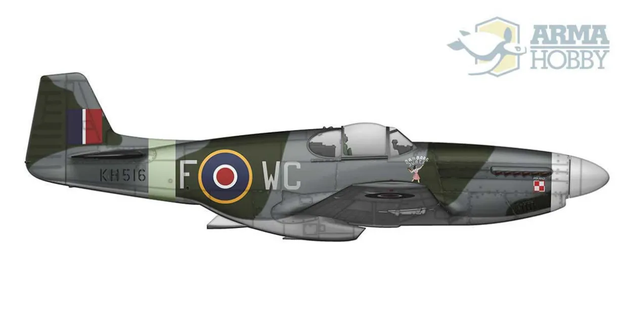 Arma Hobby 1/72 North American P-51B/C Mustang Expert Set Model Kit