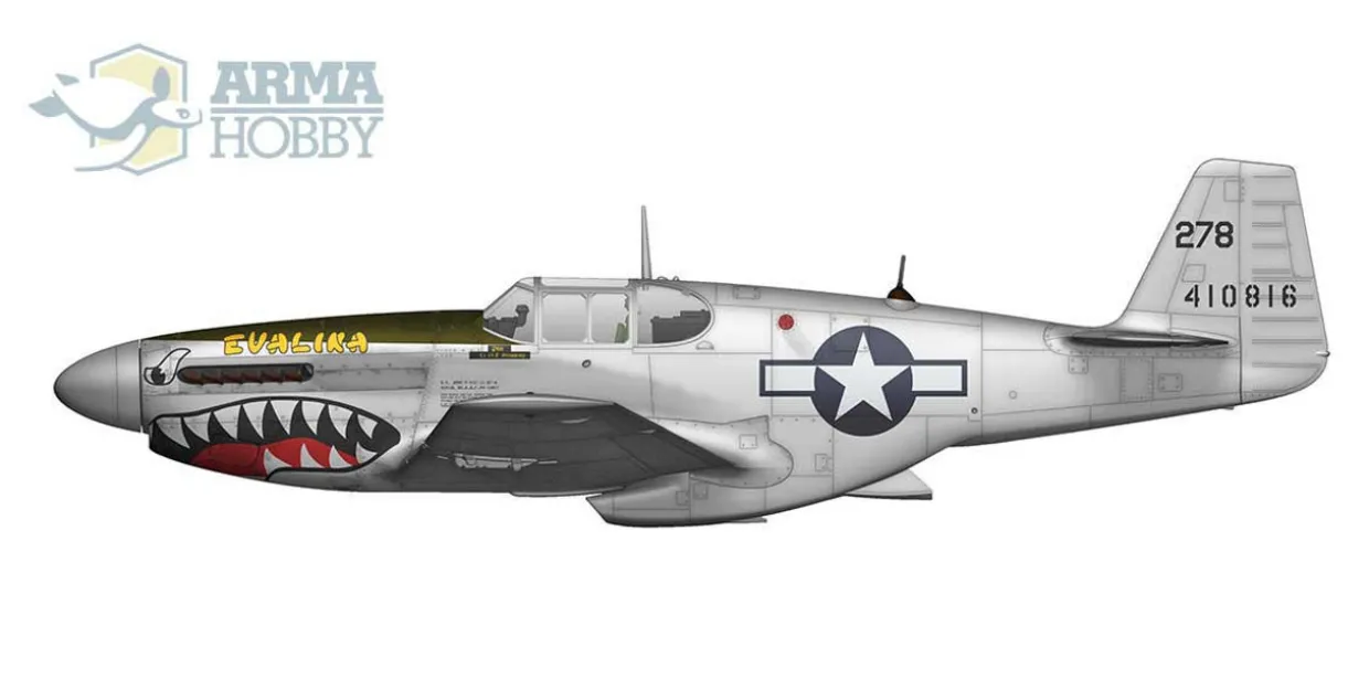 Arma Hobby 1/72 North American P-51B/C Mustang Expert Set Model Kit