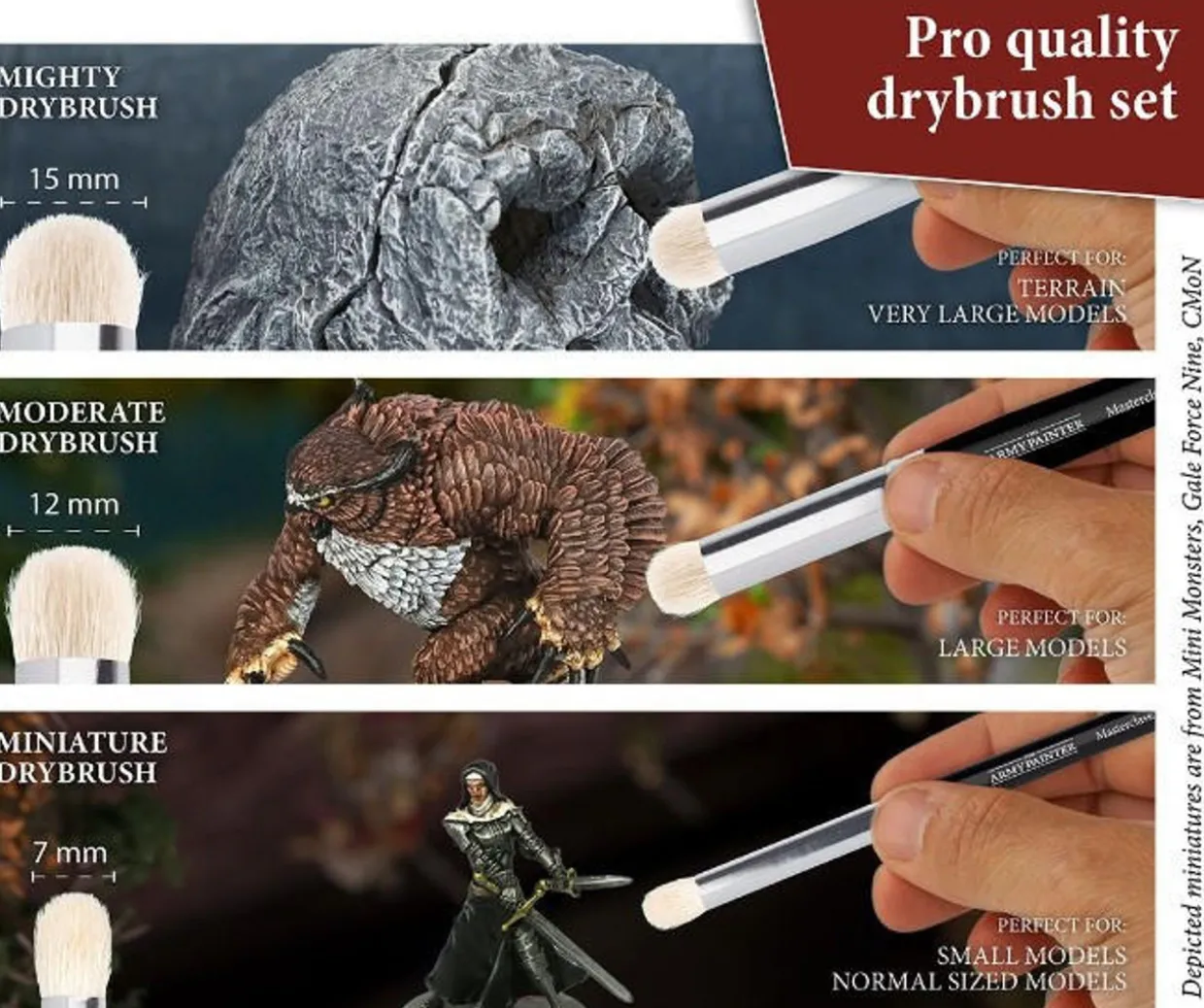 Army Painter Masterclass Drybrush Set