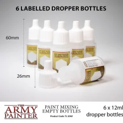 Army Painter Paint Mixing Empty Bottles