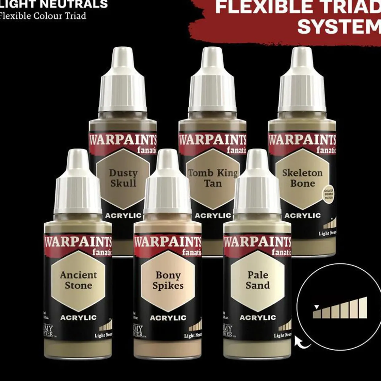 Army Painter Warpaints Fanatic 3090 18ml Pale Sand Acrylic Paint