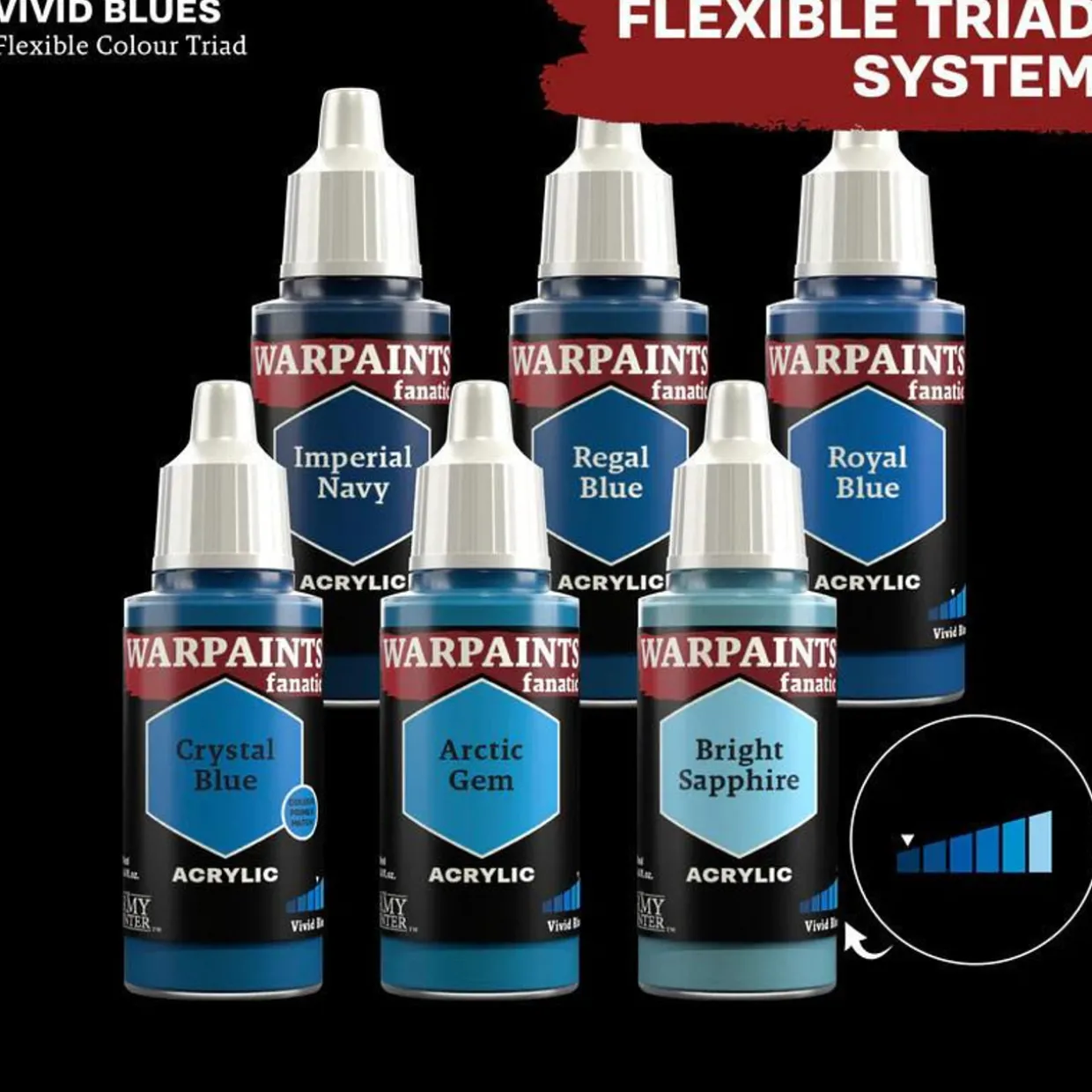 Army Painter Warpaints Fanatic 3030 18ml Bright Sapphire Acrylic Paint