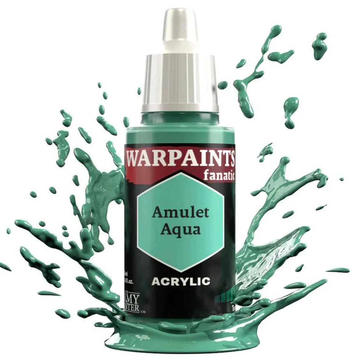 Army Painter Warpaints Fanatic 3048 18ml Amulet Aqua Acrylic Paint