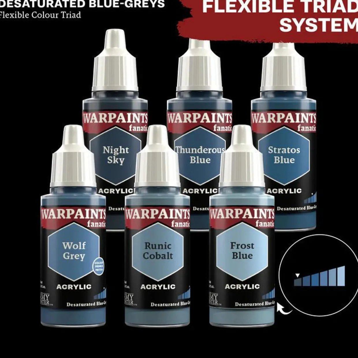 Army Painter Warpaints Fanatic 3018 18ml Frost Blue Acrylic Paint