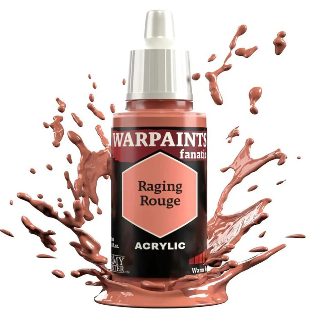 Army Painter Warpaints Fanatic 3108 18ml Raging Rouge Acrylic Paint