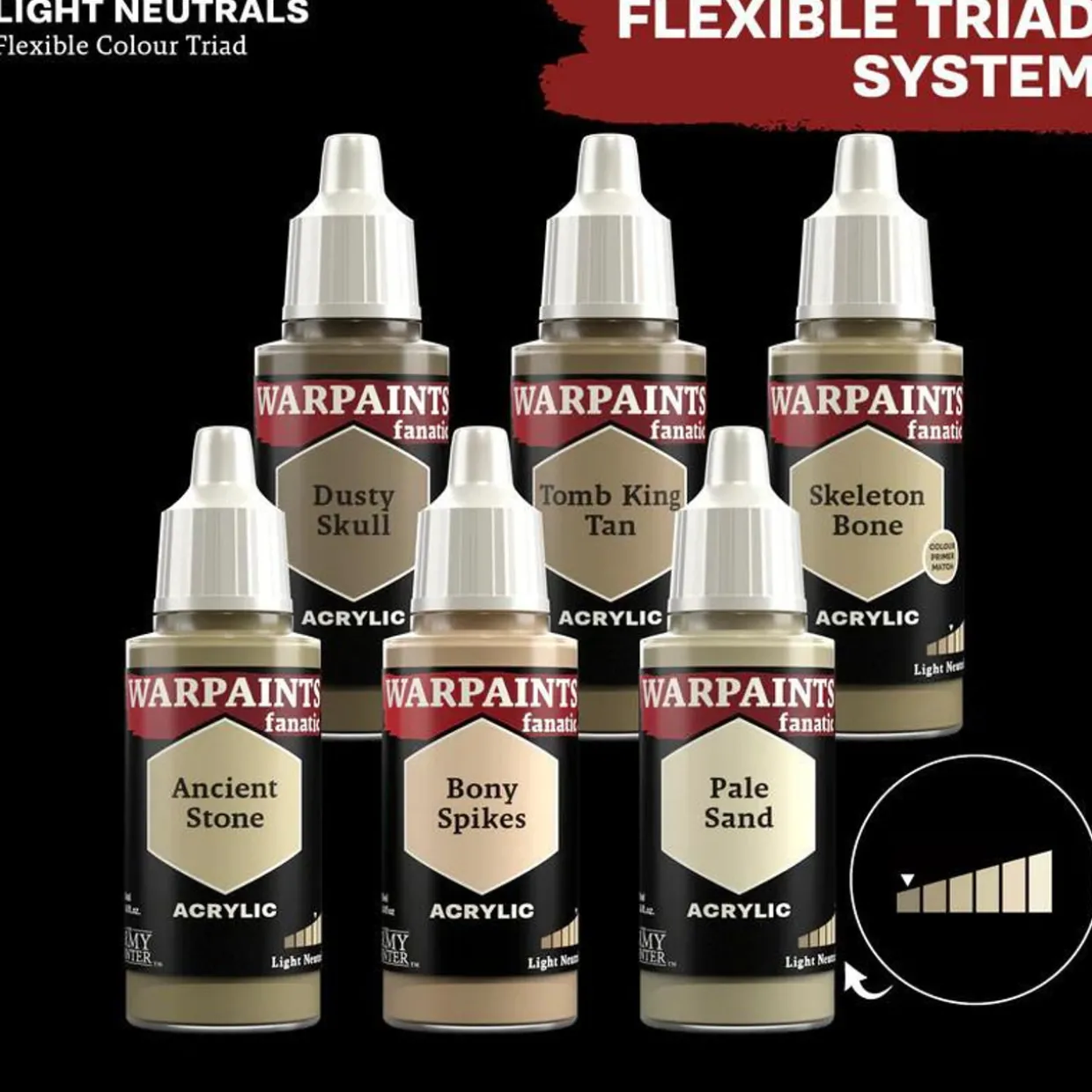 Army Painter Warpaints Fanatic 3088 18ml Ancient Stone Acrylic Paint