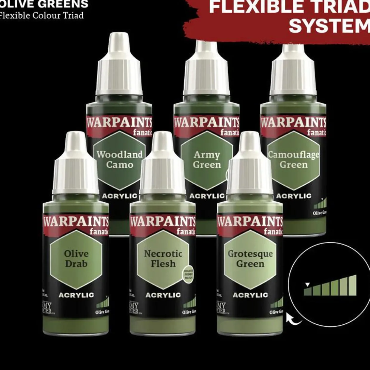 Army Painter Warpaints Fanatic 3069 18ml Camouflage Green Acrylic Paint