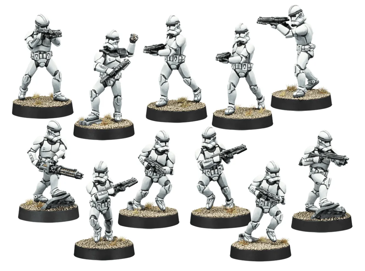 Atomic Mass Games Star Wars Legion - Galactic Republic - Unit Expansion - Clone Trooper Infantry