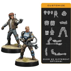 Atomic Mass Games Star Wars Legion - Rebel Alliance - Commander Expansion - Customisable Rebel Officer & Agent