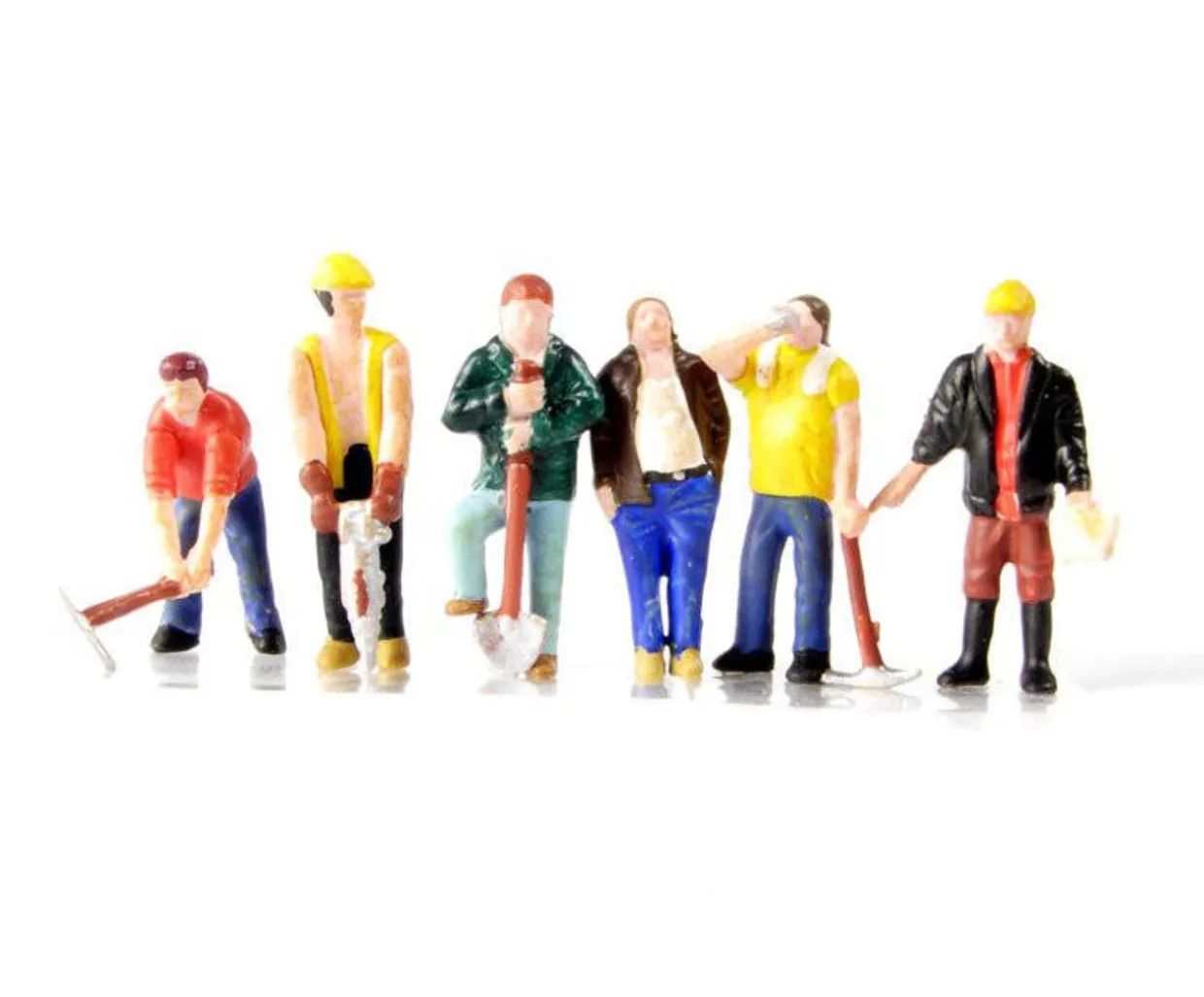 Bachmann Construction Workers Set of 6 Figures