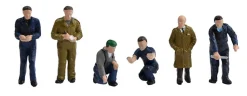 Bachmann Factory Workers & Foreman Set of 6 Figures