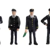 Bachmann 1960/70s Station Staff Set of 6 Figures