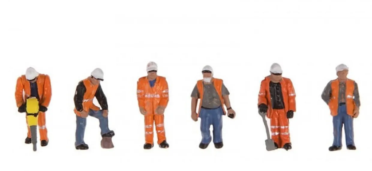 Bachmann Trackside Workers Set of 6 Figures