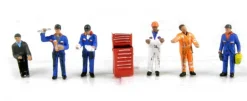 Bachmann Traction Maintenance Depot Workers Set of 6 Figures
