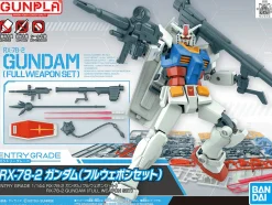 Bandai Gundam Entry Grade (EG) 1/144 RX-78-2 Gundam (Full Weapon Set)
