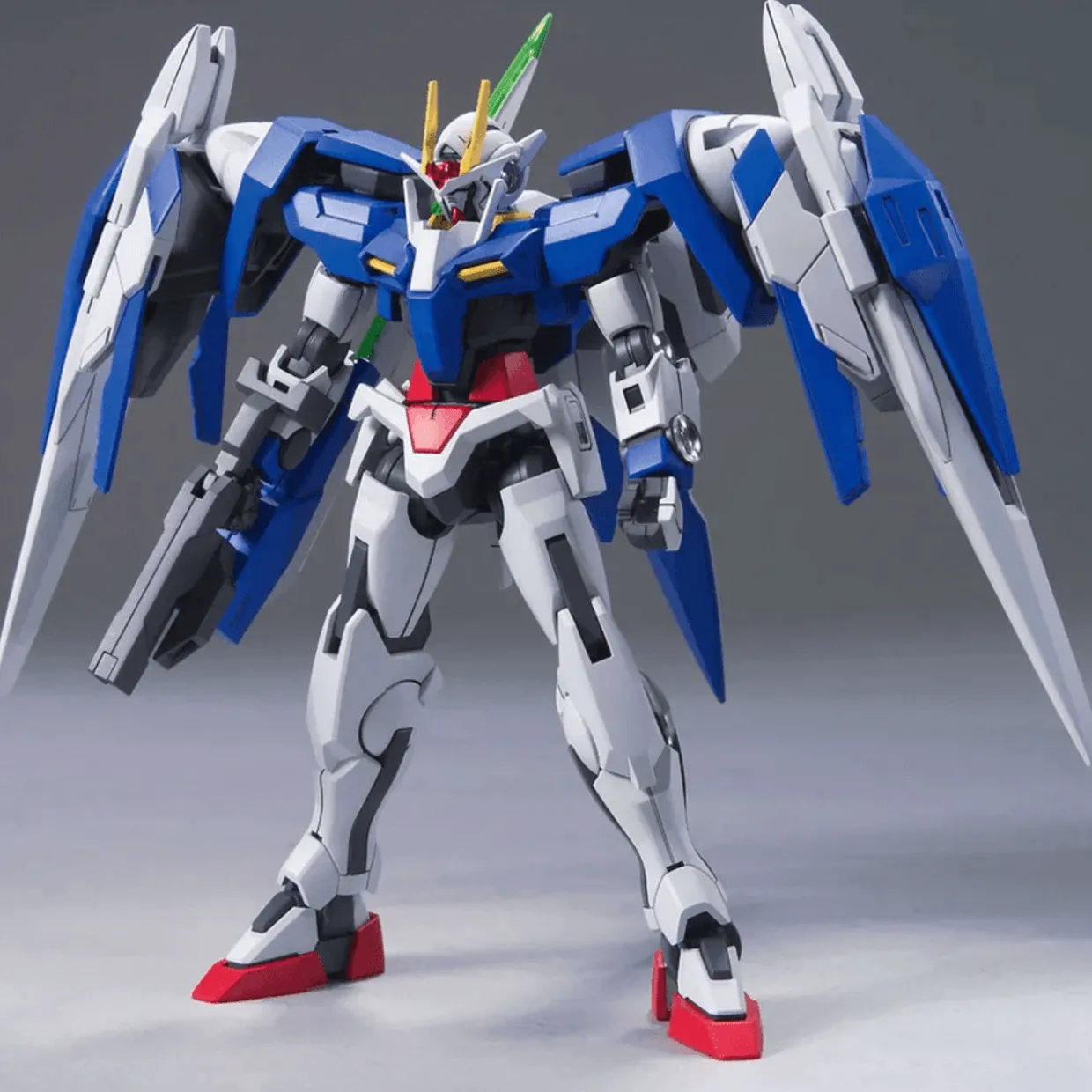 Bandai Gundam High Grade (HG) 1/144 GN-0000+GNR-010 00 Raiser+GN Sword III