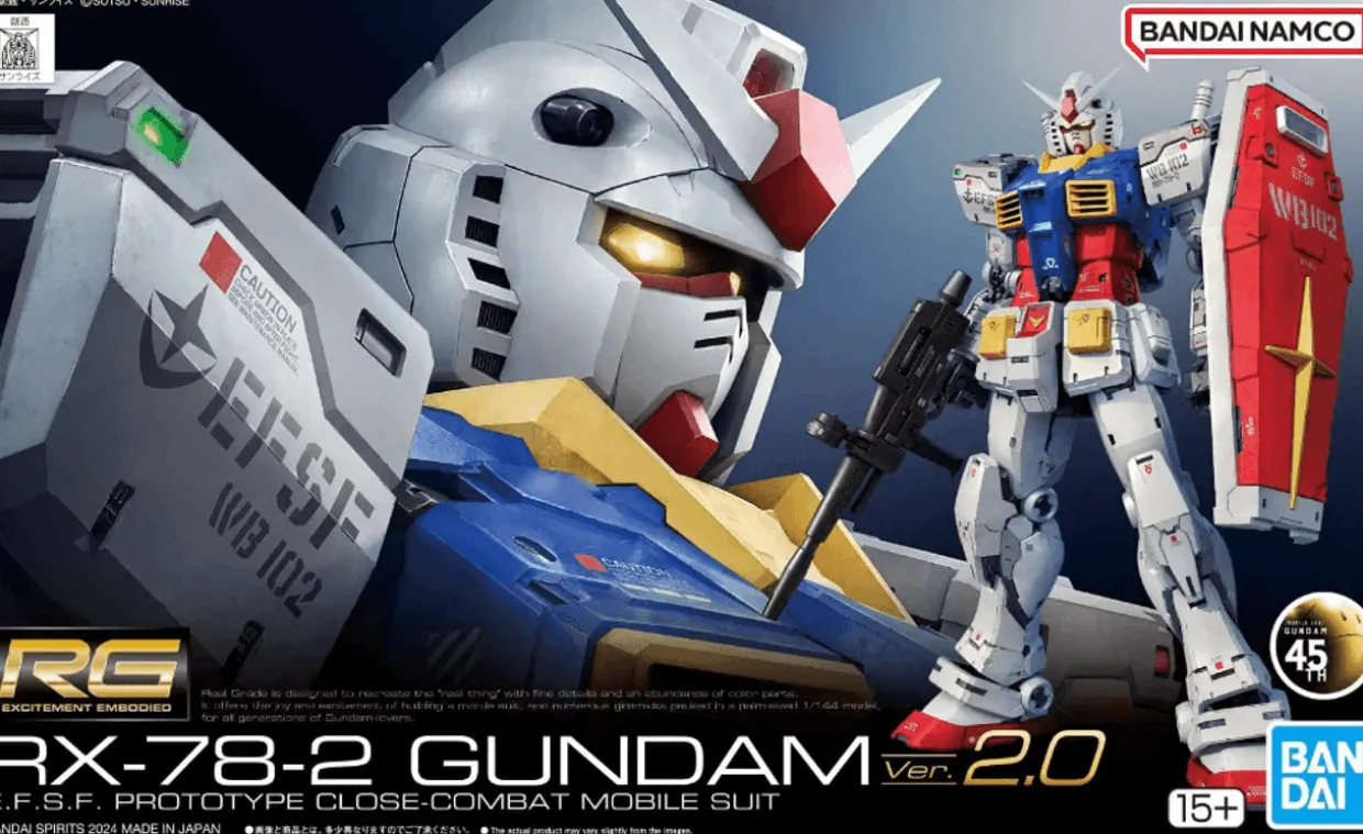 Bandai Gundam Real Grade (RG) 1/144 RX-78-2 Gundam (Version 2.0)