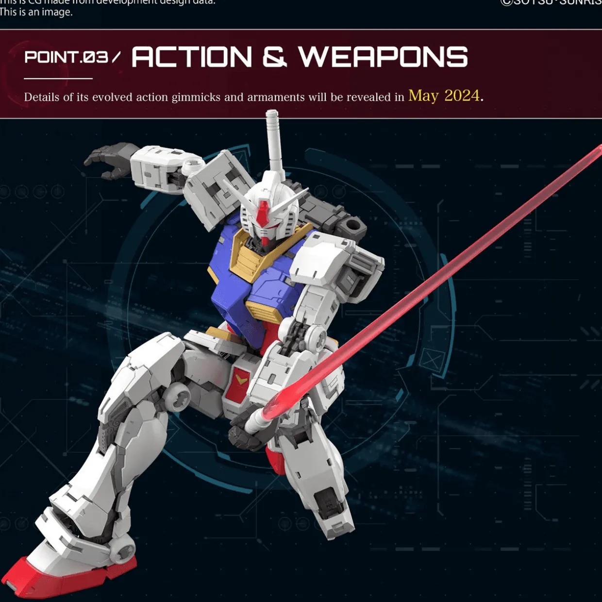 Bandai Gundam Real Grade (RG) 1/144 RX-78-2 Gundam (Version 2.0)