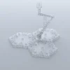 Bandai Gundam Stand - Action Base 4 - Clear