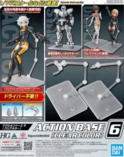 Bandai Gundam Stand - Action Base 6 - Clear