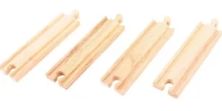 BigJigs Medium Straight Track x 4