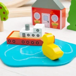 BigJigs Town & Country Train Set