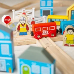 BigJigs Town & Country Train Set