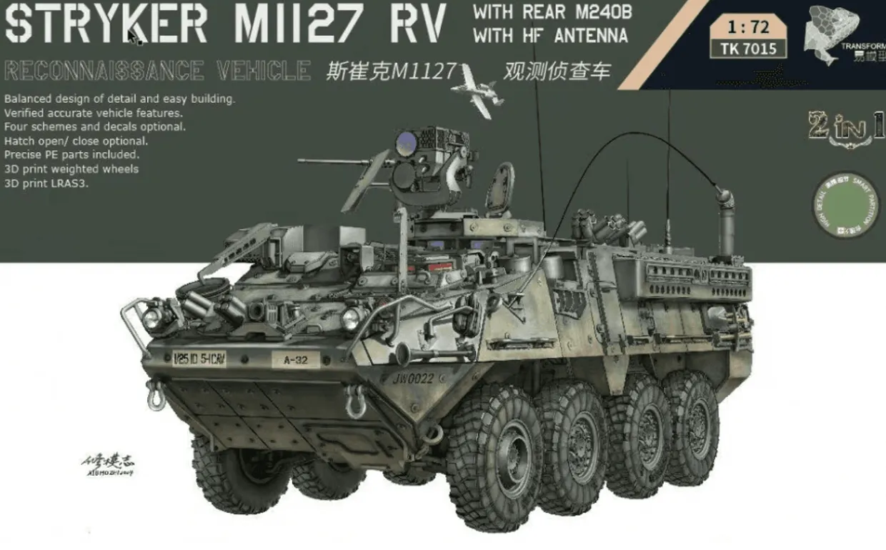 Border Models 1/72 M1127 Stryker RV