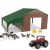 Britains 1/32 Farm Building Set with Case Tractor