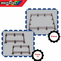 Britains 1/32 Farming Fence (12 Fences) Set