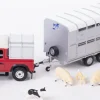 Britains 1/32 Land Rover & Sheep Trailer Set