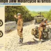 Bronco Kits 1/35 Triumph 3HW Motorcycle with Military Policeman Figure Set