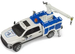 Bruder RAM 2500 Service Truck with Rotating Beacon Light