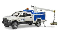 Bruder RAM 2500 Service Truck with Rotating Beacon Light