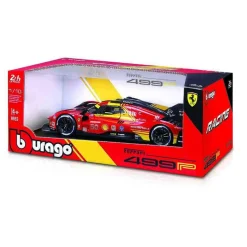 Burago 1/18 Ferrari Racing 499P Le Mans Hypercar 2024 AF Corse #50 Deluxe Hard Case
