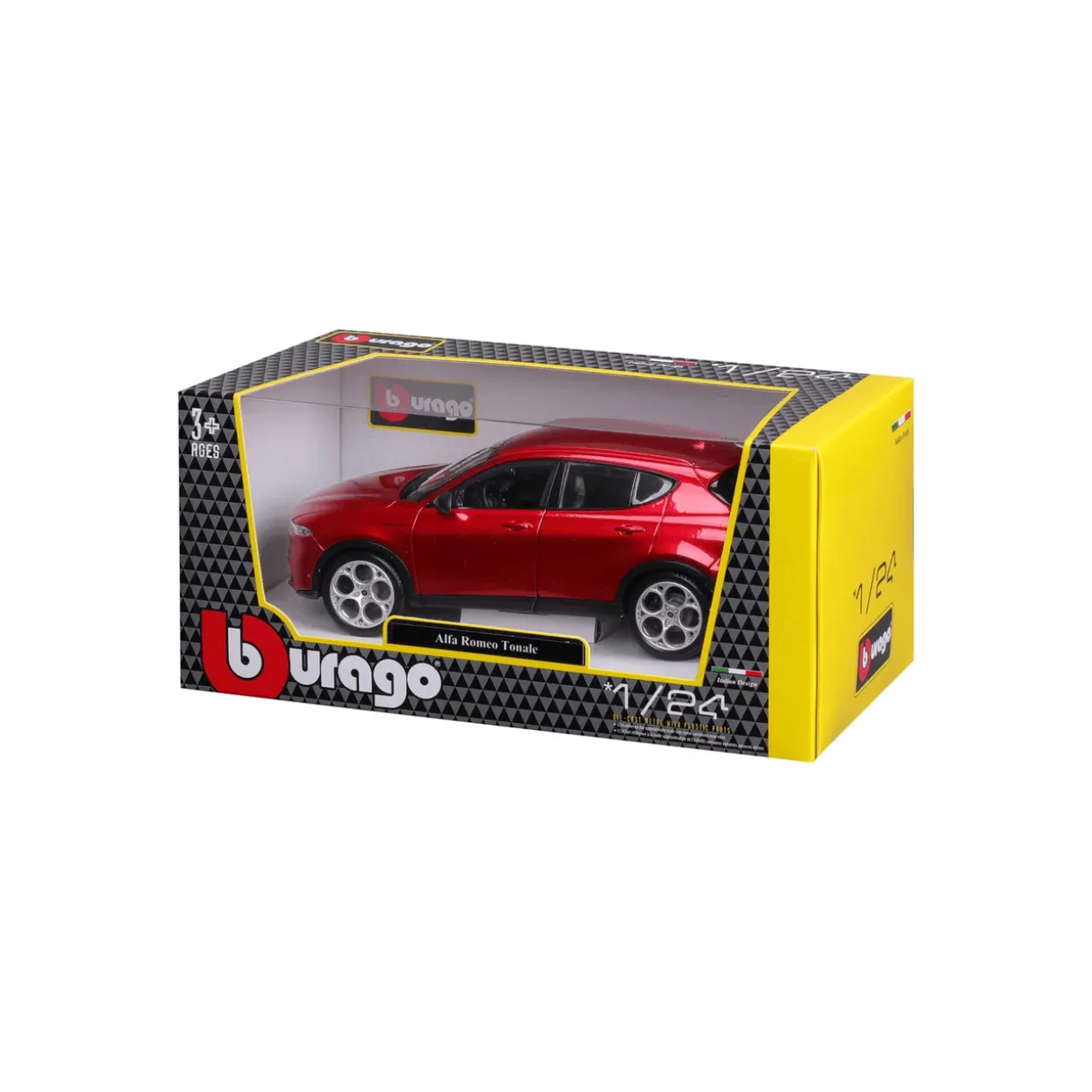 Burago 1/24 Alfa Romeo Tonale Red Diecast Model