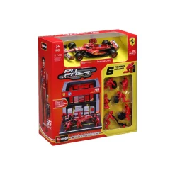 Burago 1/43 F1 Ferrari SF-24 Carlos Sainz Pit Pass Diorama