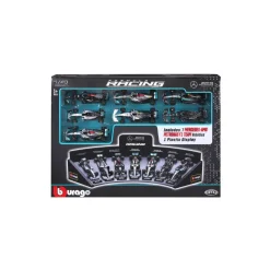 Burago 1/43 F1 Mercedes AMG Deluxe Gift Set