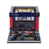 Burago 1/43 F1 Red Bull Racing RB20 2024 Max Verstappen Pit Pass Diorama