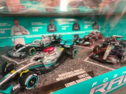 Burago 1/43 Mercedes F1 Lewis Hamilton Highlights 4 Car Set