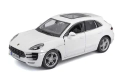 Burago 1/24 Porsche Macan White Diecast Model
